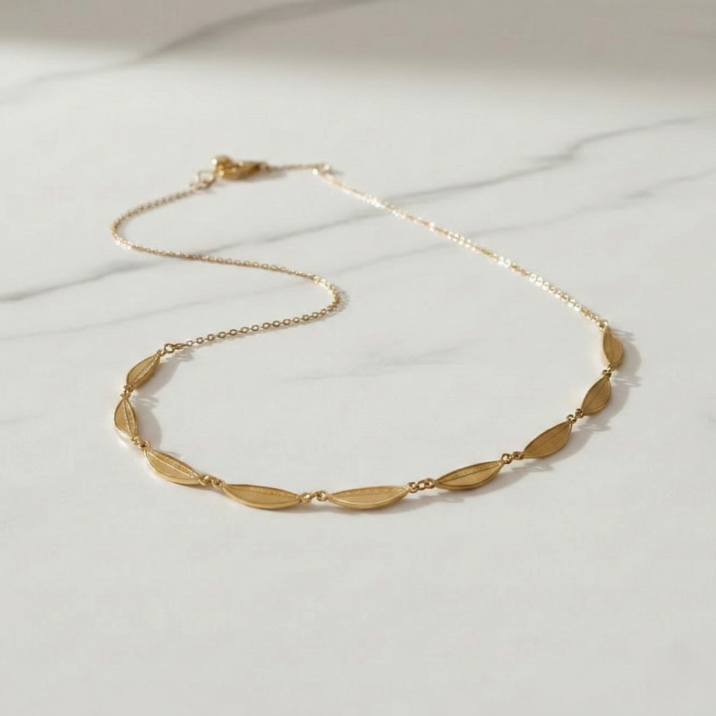 Statement Leaf Necklace