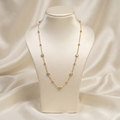 Bezel Station Necklace