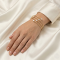 Gold Spiral Bracelet