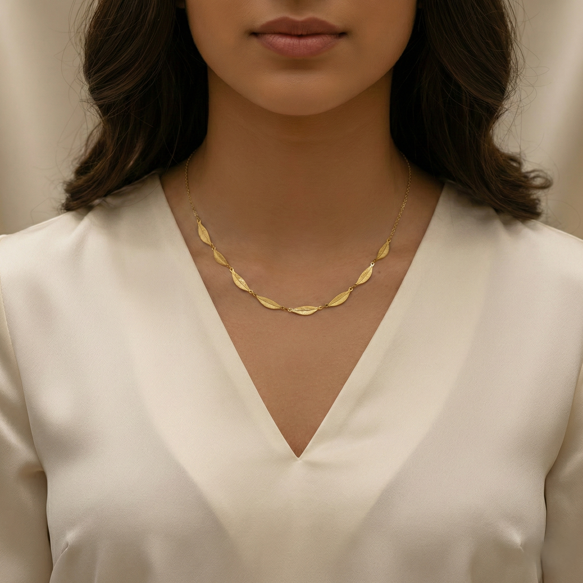 Statement Leaf Necklace