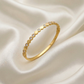 Lumina Gold Crystal Disc Bracelet