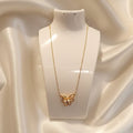 Pearl Butterfly Necklace