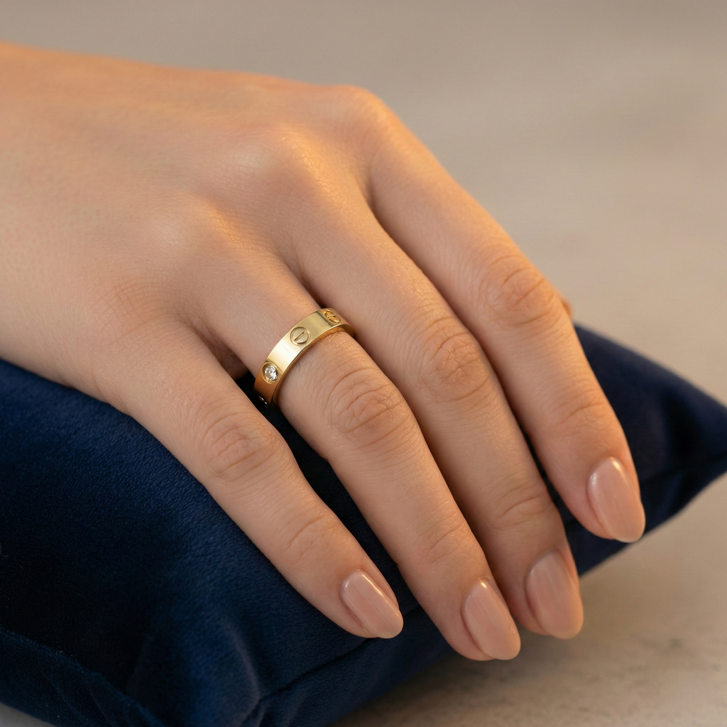 Classic Gold-Plated Wedding Band
