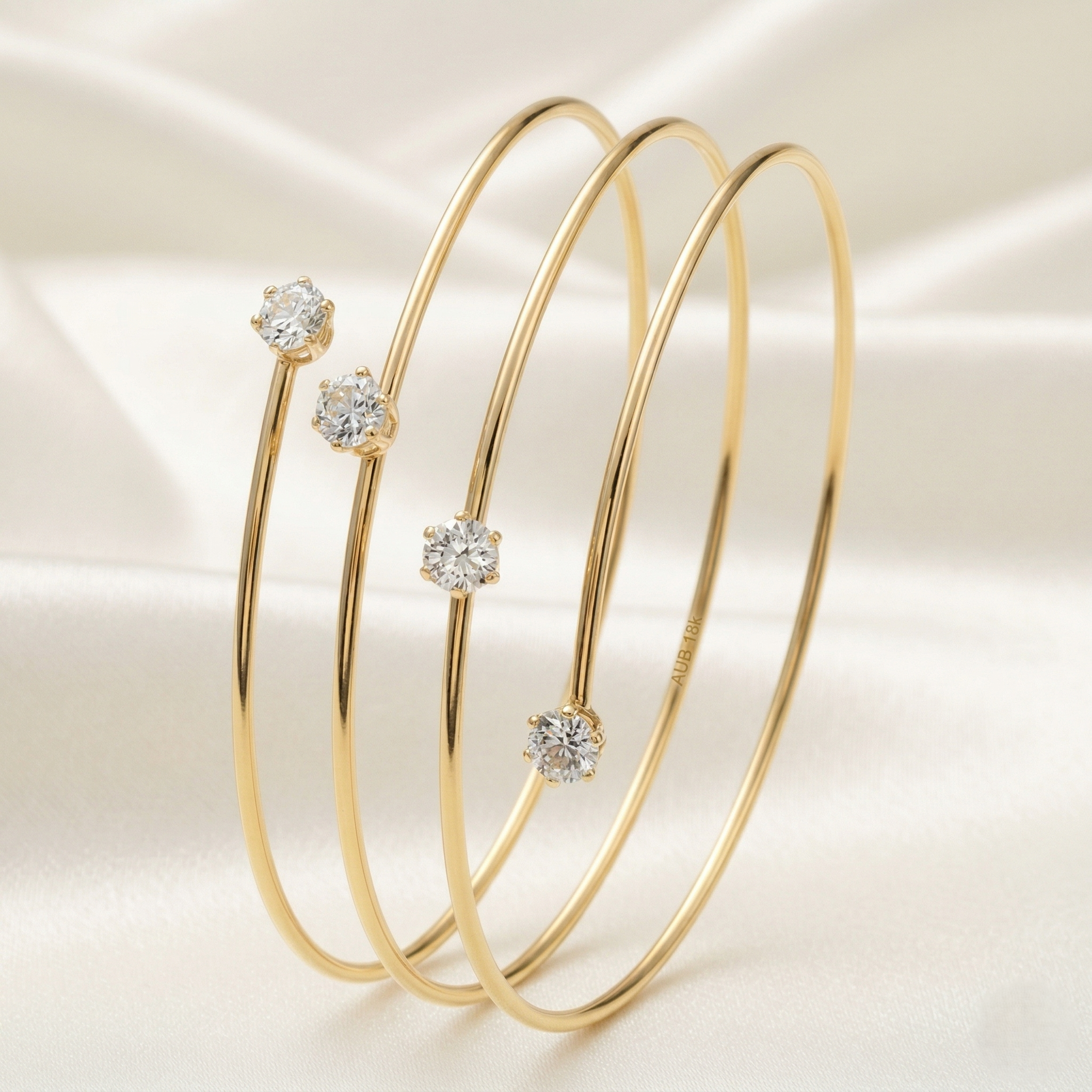 Gold Spiral Bracelet