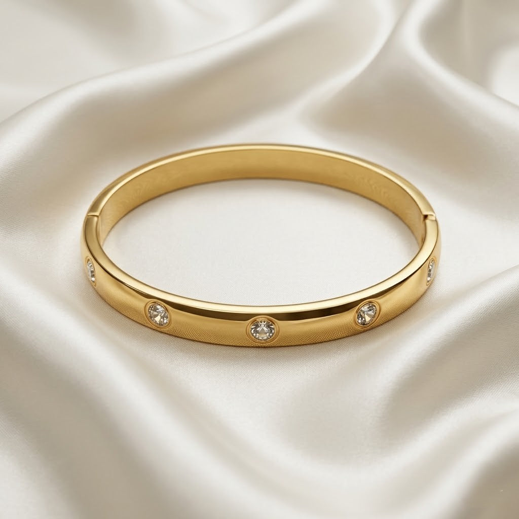 Gold Zirconia Bracelet