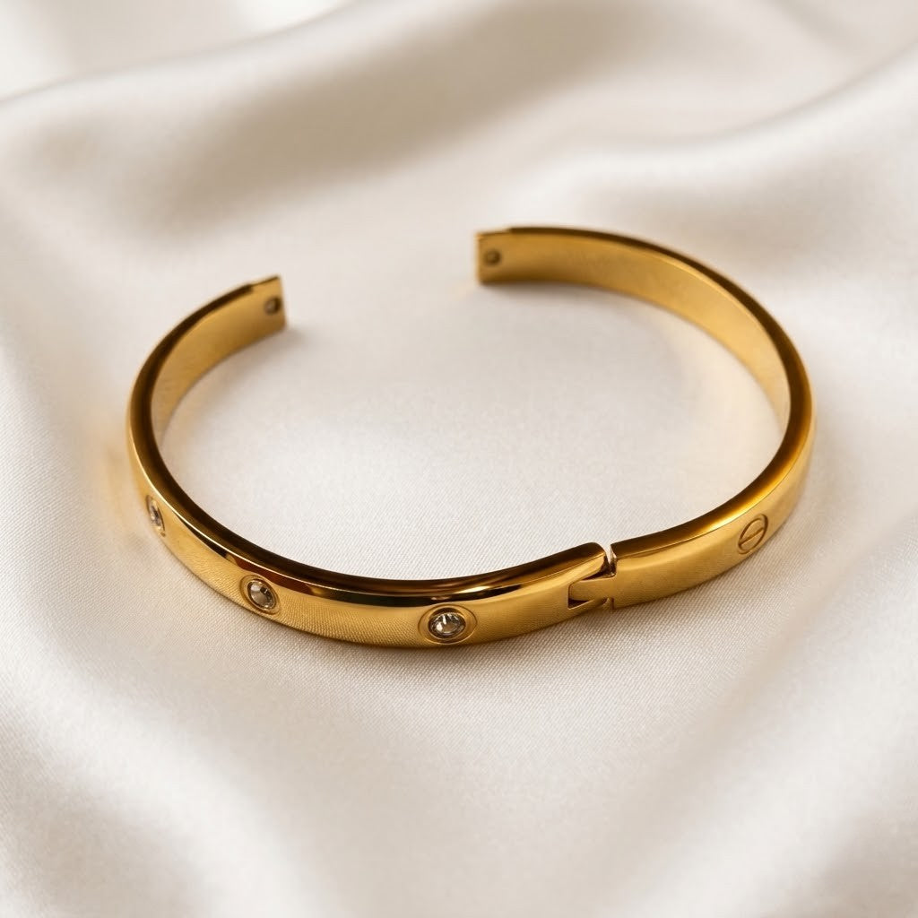Gold Zirconia Bracelet
