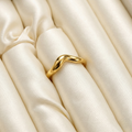 Gold Organic Wave Ring