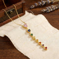 Multicolor Heart Shape Necklace
