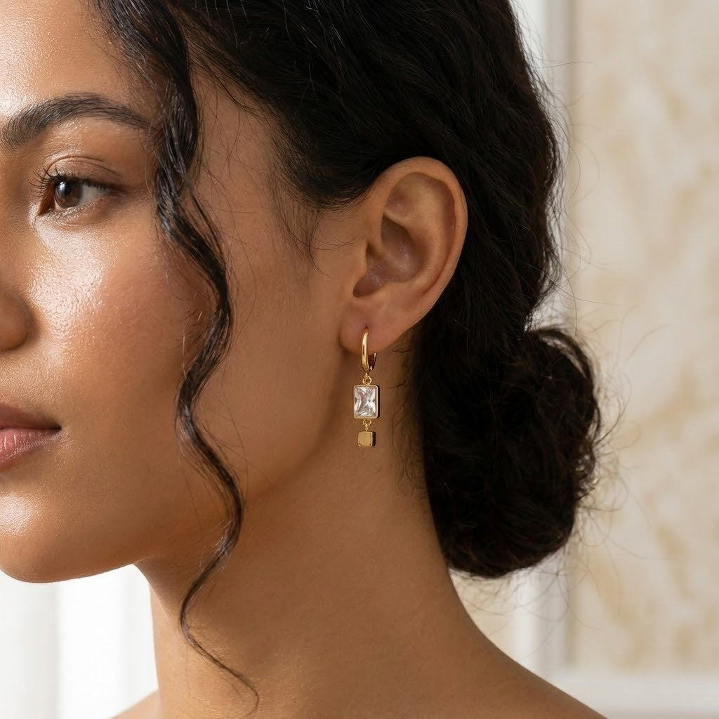 Geometric Crystal Drop Huggies