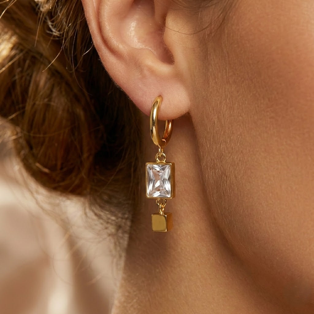 Geometric Crystal Drop Huggies